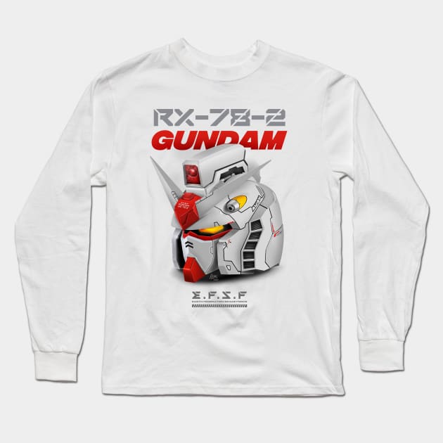Gundam RX-78-2 Long Sleeve T-Shirt by atras